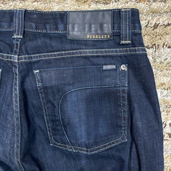 Fidelity Camino Jeans 35 Pacific Rinse Dark Wash - Picture 5 of 11